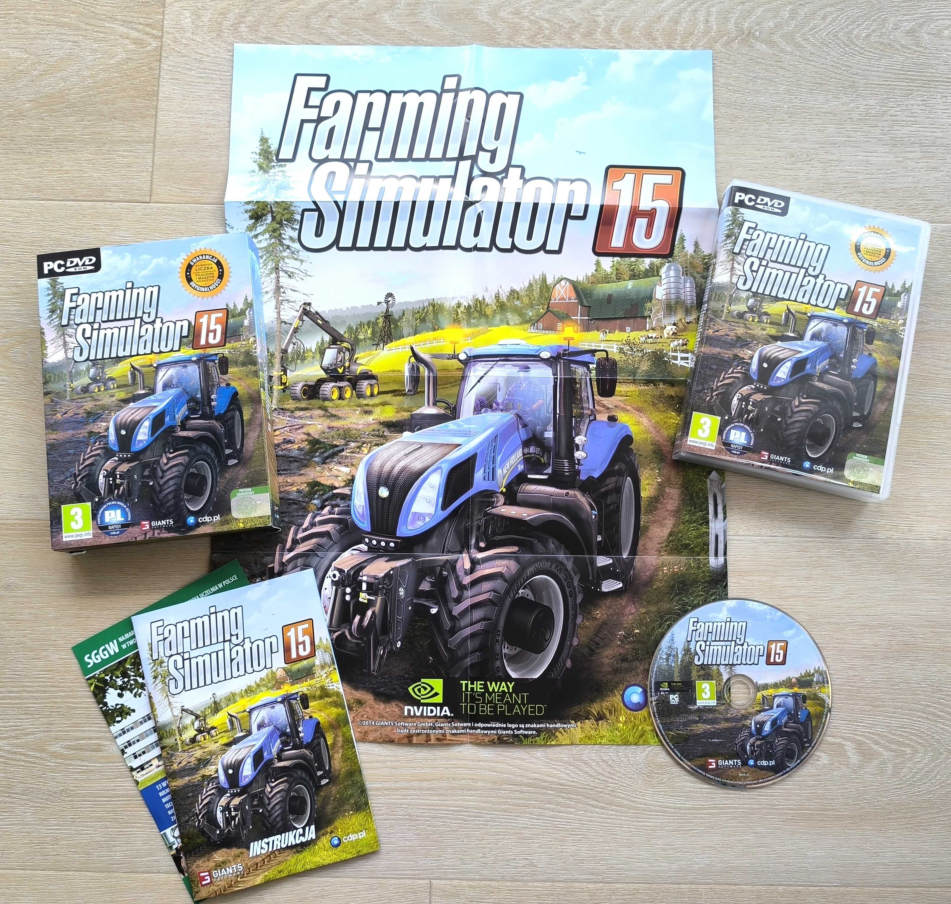 Farming Simulator 15 [PC] (POLSKA WERSJA) - Wydanie Premierowe +PLAKAT