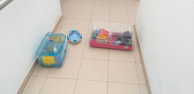 Gaiolas e acessórios para hamsters
