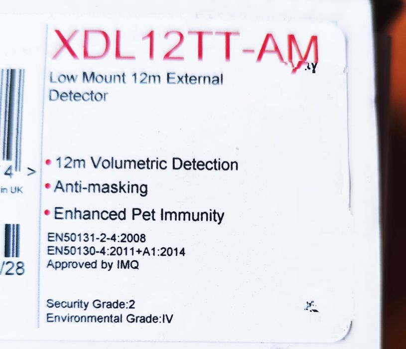 Detetor alarme exterior