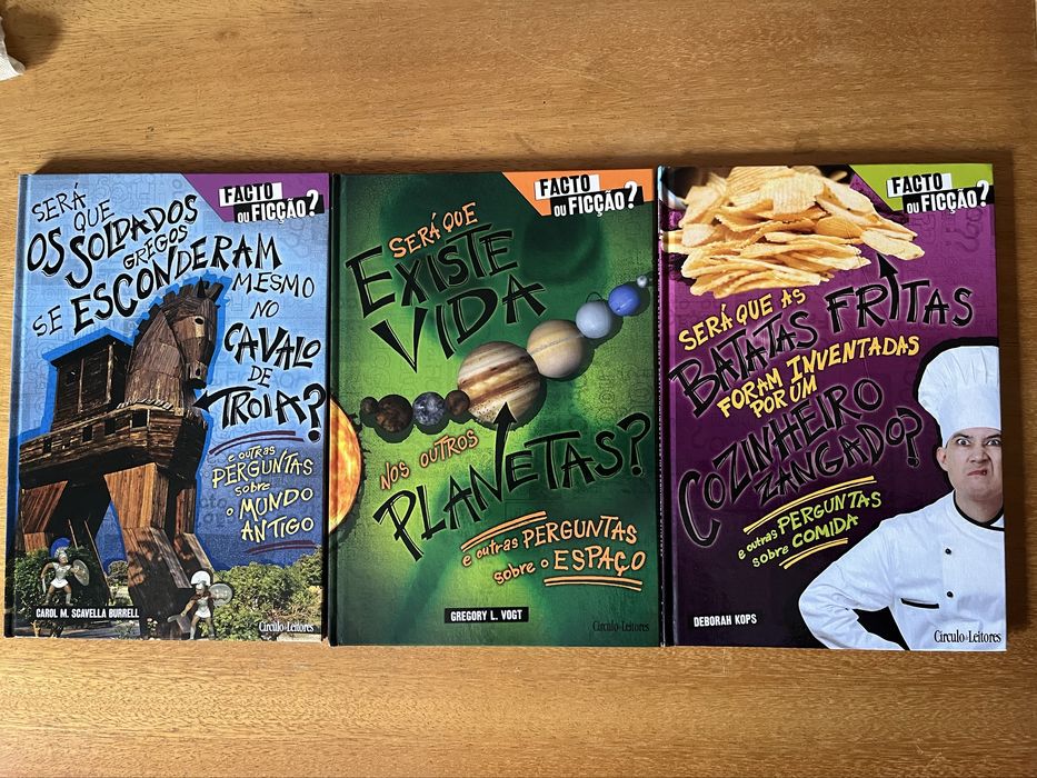 Coleção livros Juvenis Facto ou Ficção