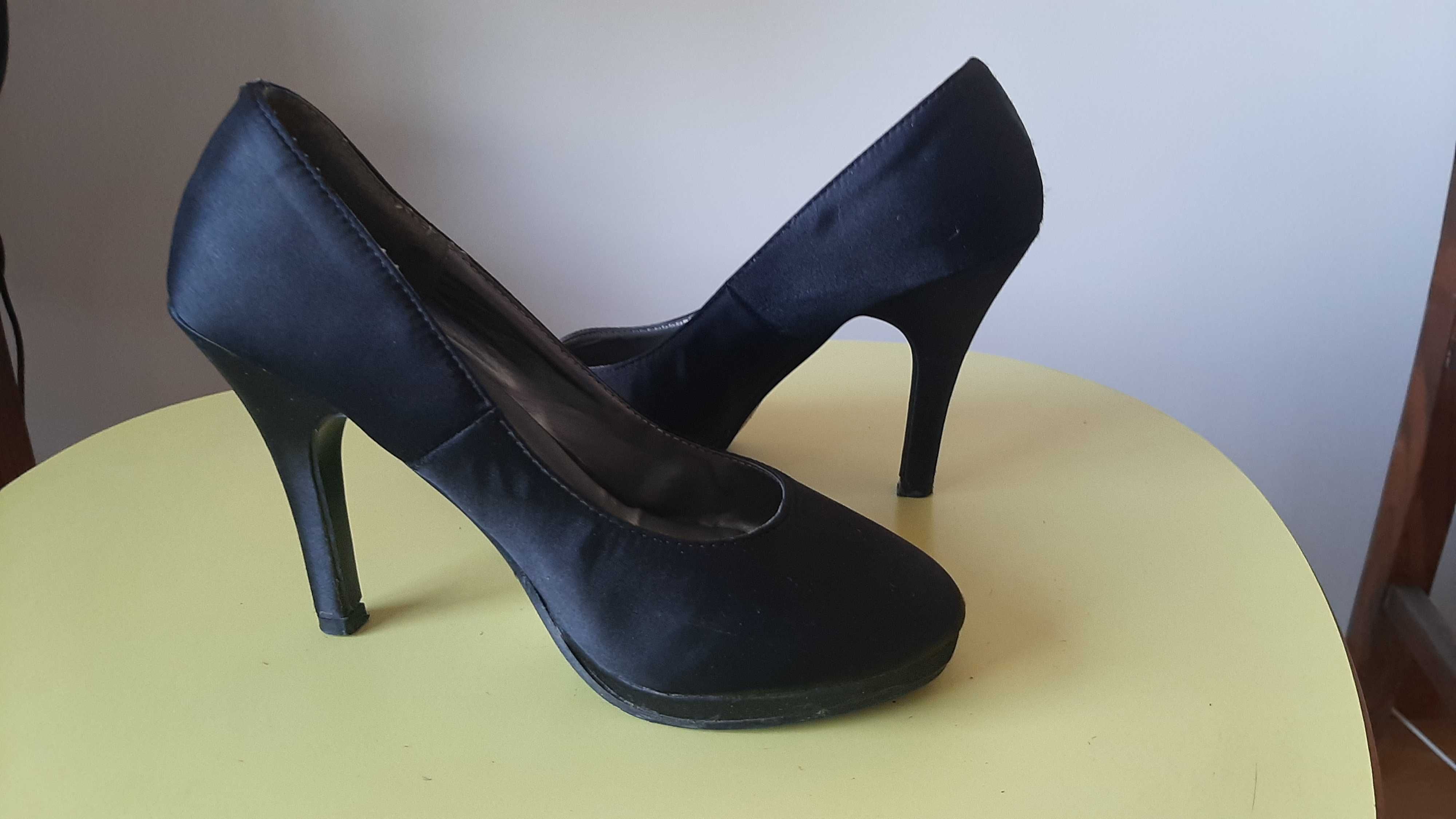 Sapatos de salto alto, pretos, cerimónia, 36, NOVOS