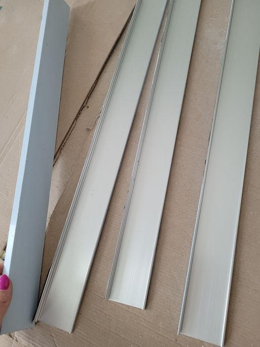 Listwy zaciskowe aluminiowe, szyny