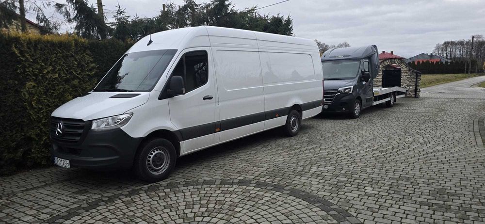 Wynajem samochód dostawczy Mercedes Sprinter L5H2 2024!