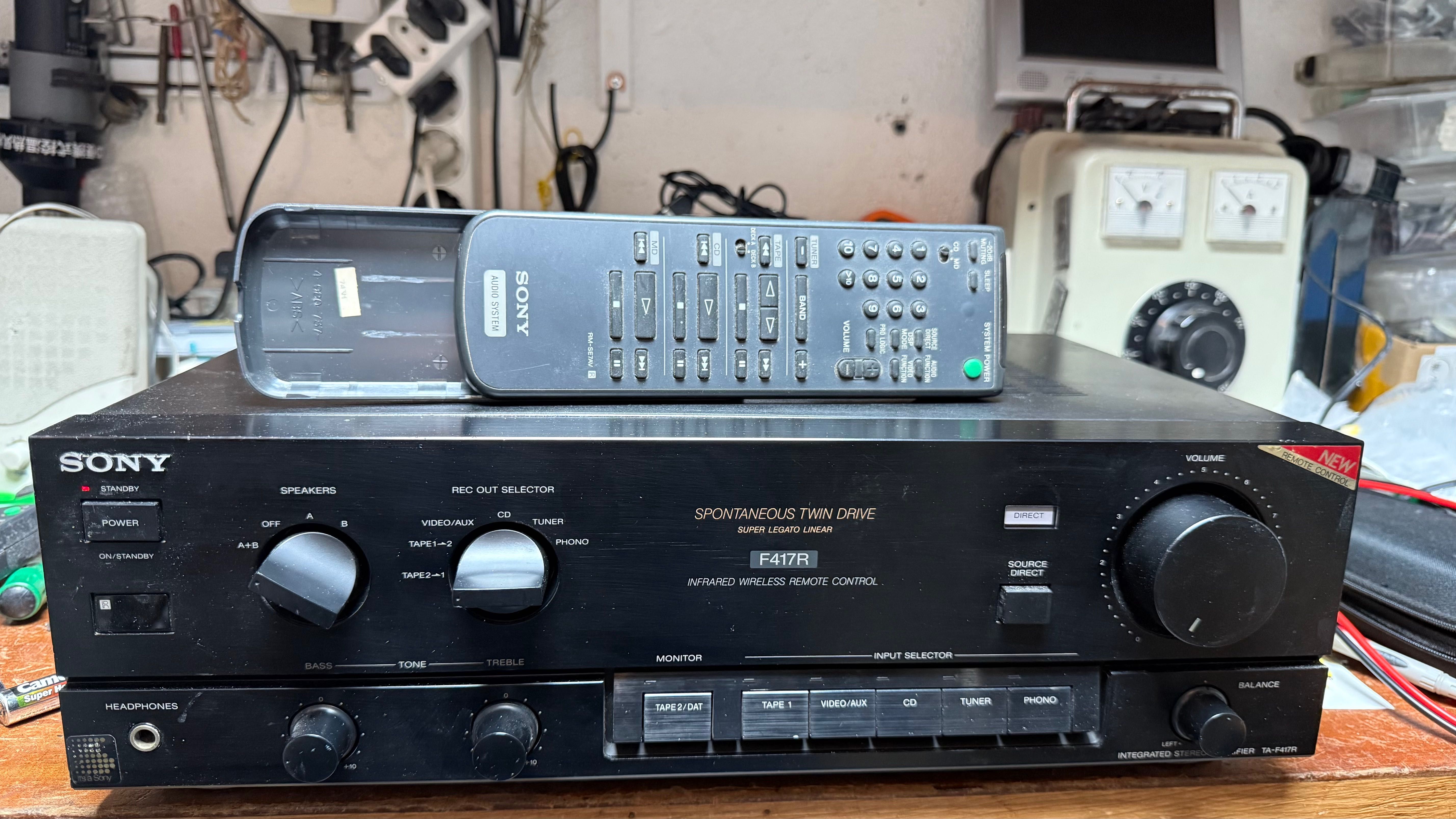 Amplificador Sony F-417R 60w por canal a 8 omios
120 €