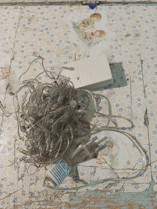 Vendo luz vermelha de natal