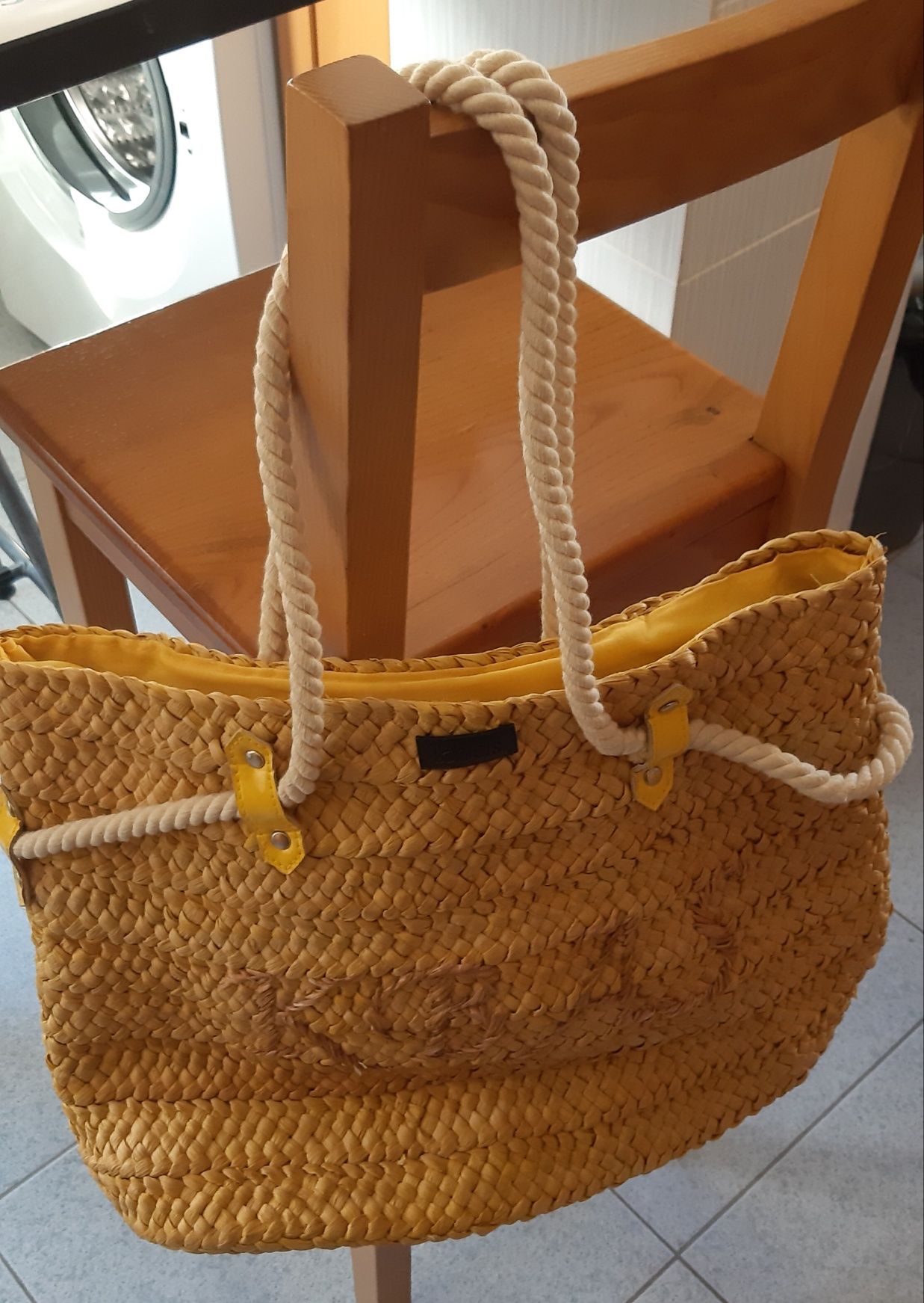 Saco de corda forrado