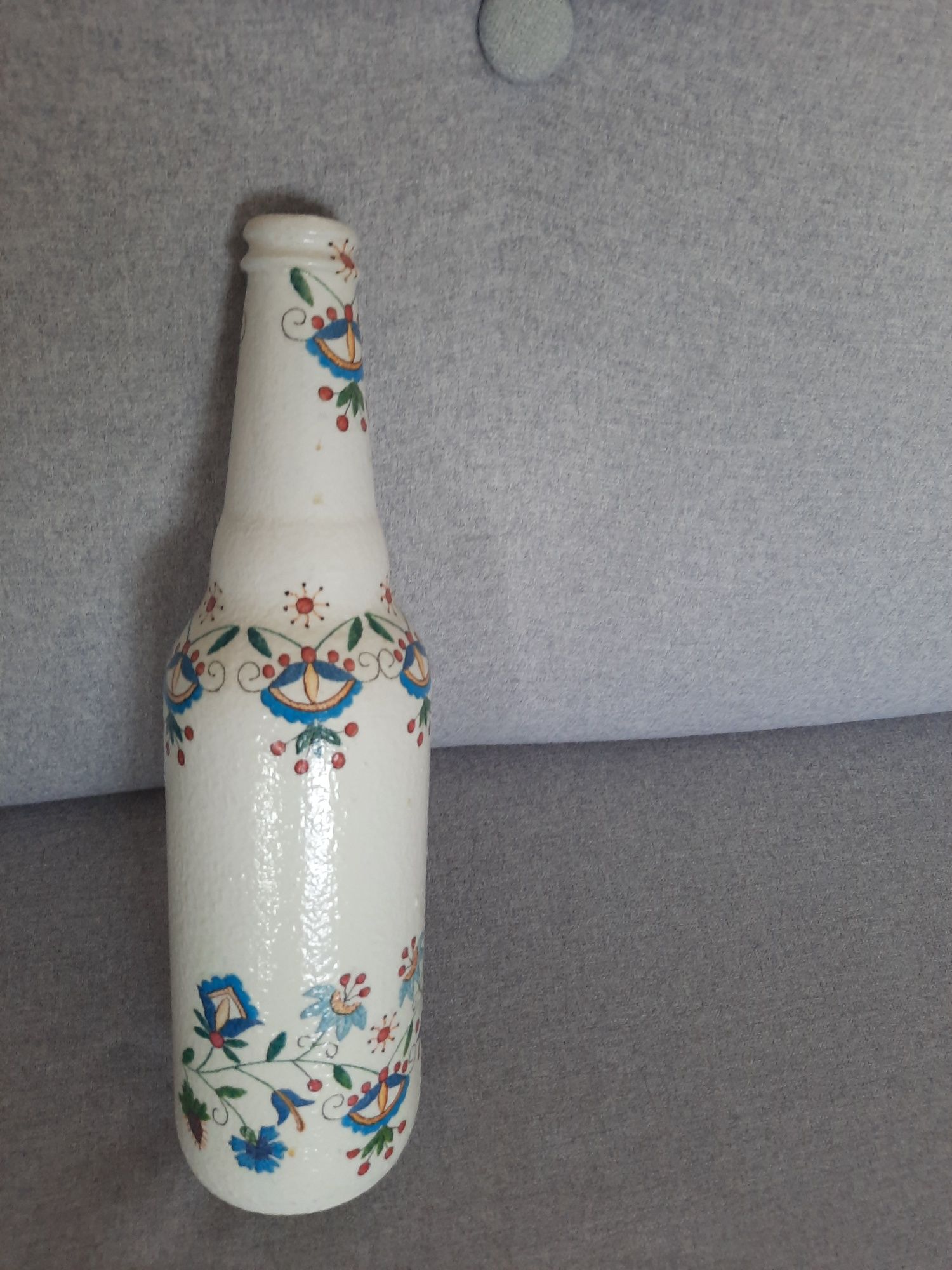 Wazonik z motywem kaszubskim hand made