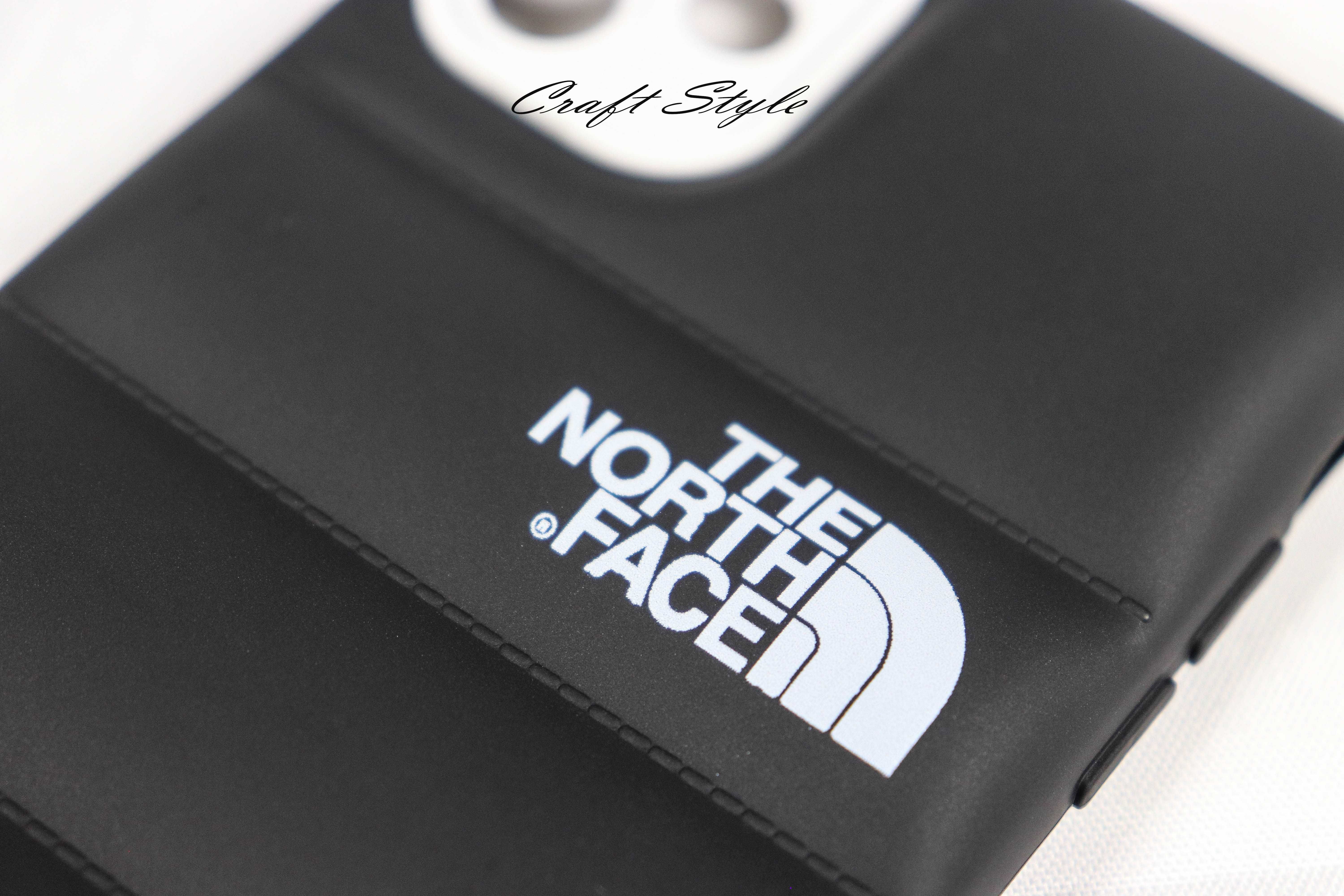 Capa para Iphone 11, 12, 13, 14, Pro, ProMax (The North Face, Preta)