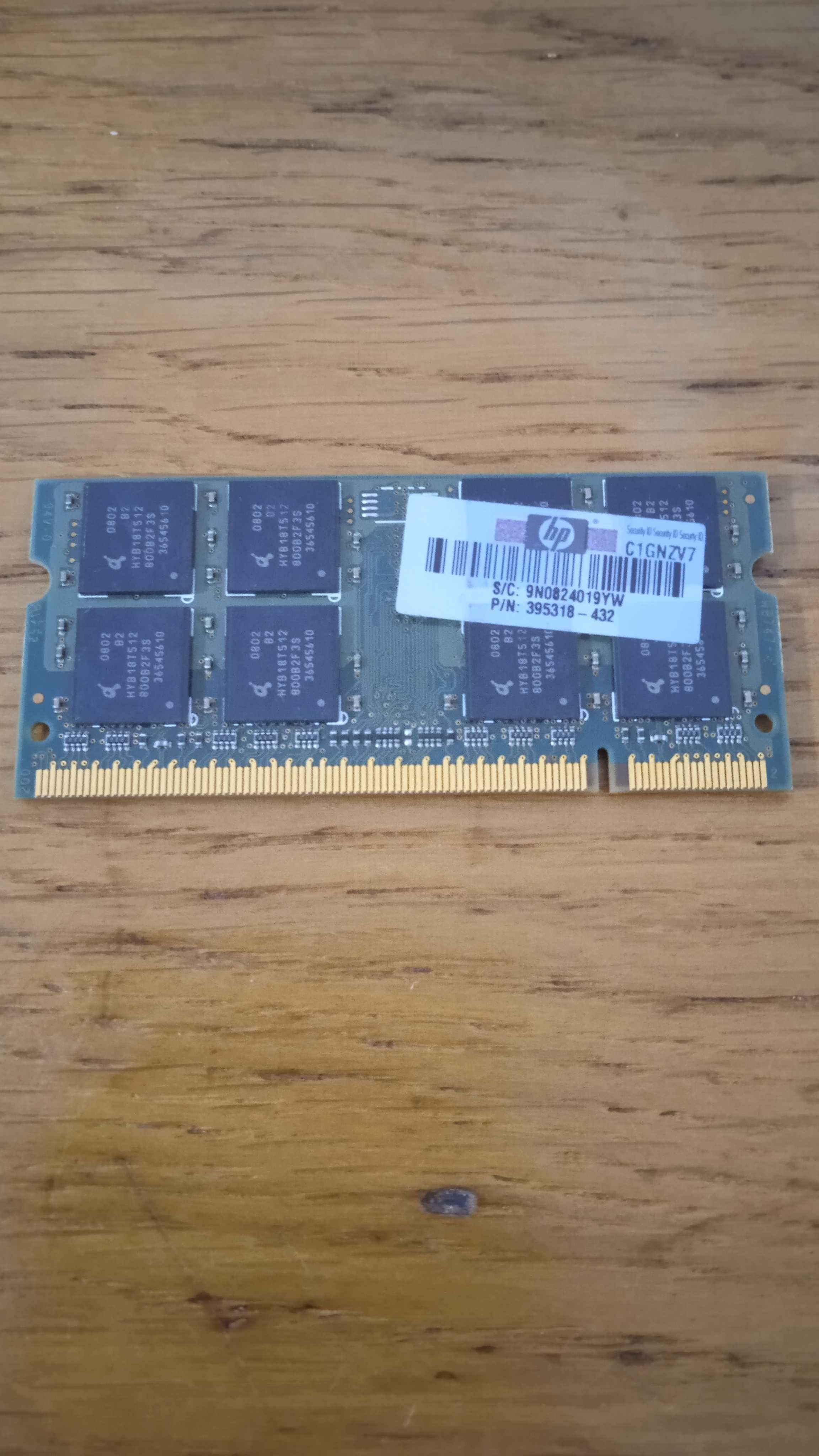 Memórias RAM SODIMM DDR2 para Portáteis 533 / 667 Mhz