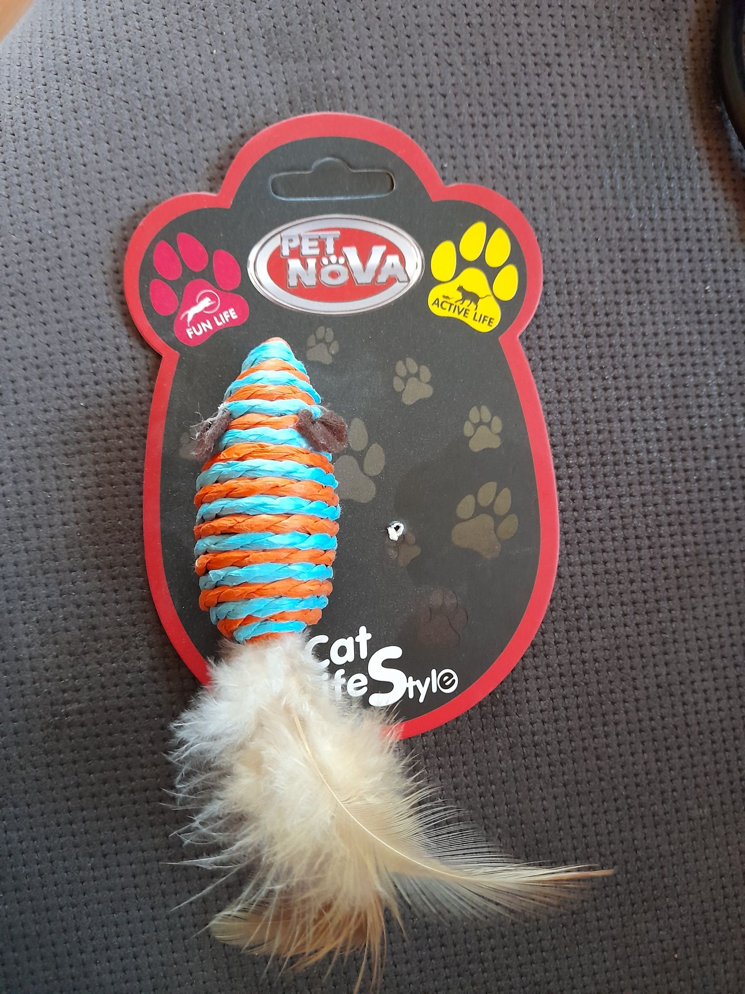 Dla kota szelki i zabawka nowe