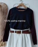 Wełniany sweter, 100% wełna merino