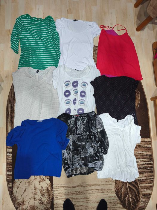 Mega paka ubrań damskich L - Zestaw odzieży damskiej 36 szt