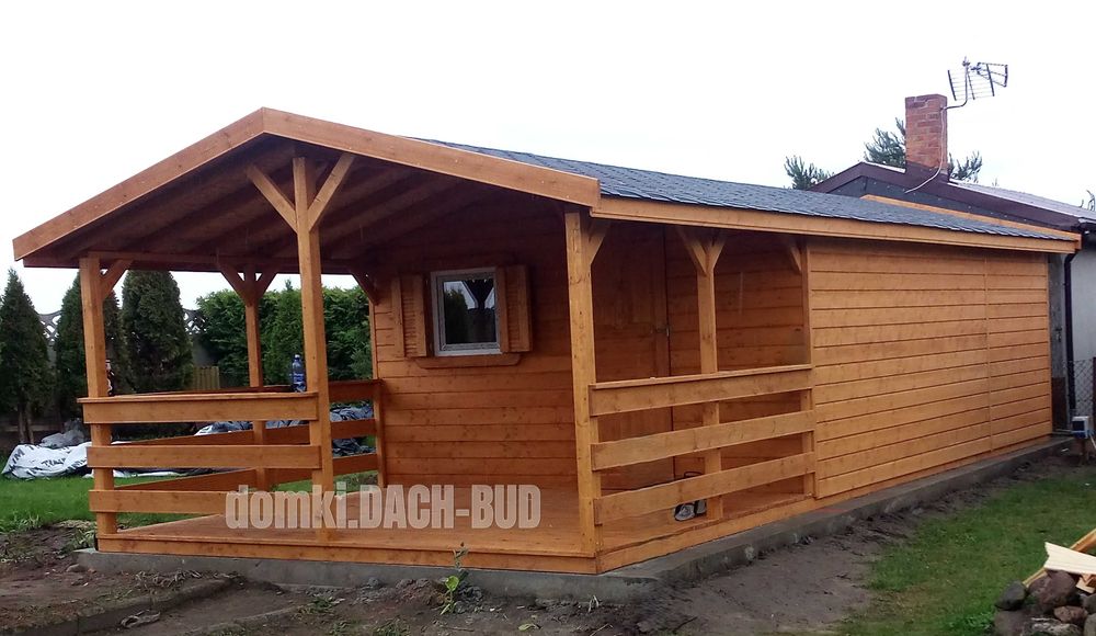 Domki drewniane STUGA 24 m² bez pozwolenia, z montażem