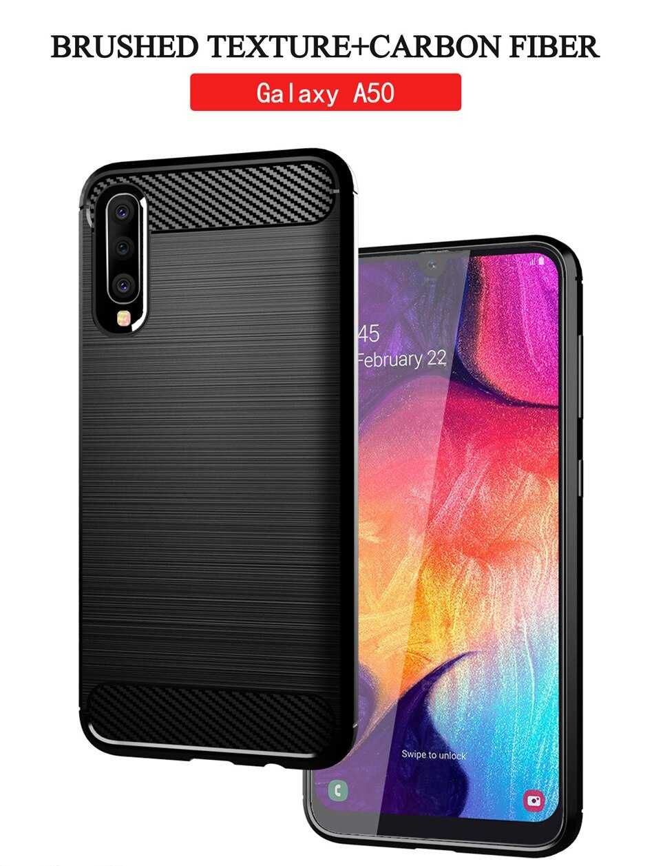 Etui Telefon Samsung Galaxy A20s Carbon Back Case