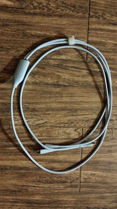 Б/у Зарядний кабель Vention 2-in-1 usb2.0 type-c cable 20V5A 100W
