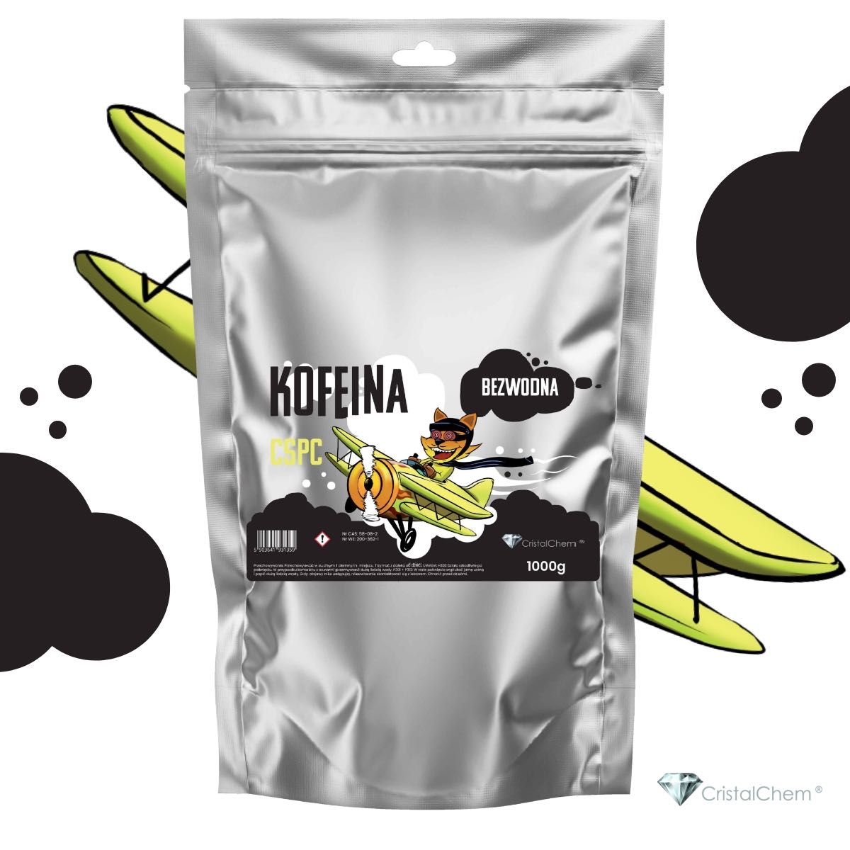 Kofeina Bezwodna CSPC # 1kg # Dostawa z 2024 # Na Jutro Od CC® #