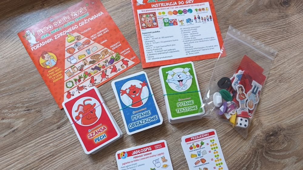 Gra edukacyjna Było sobie życie Jedz,biegaj i rośnij zdrowo, 7+,