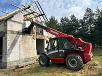 Usługi ładowarką teleskopową Manitou MLT 845 – wynajem z operatorem