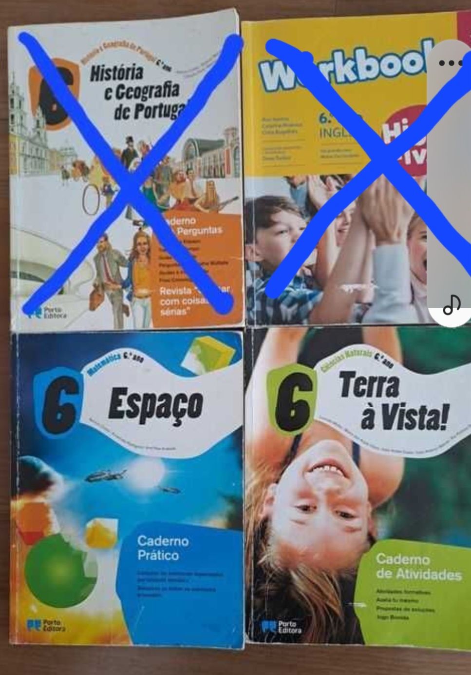 Cadernos de atividades 6° ano