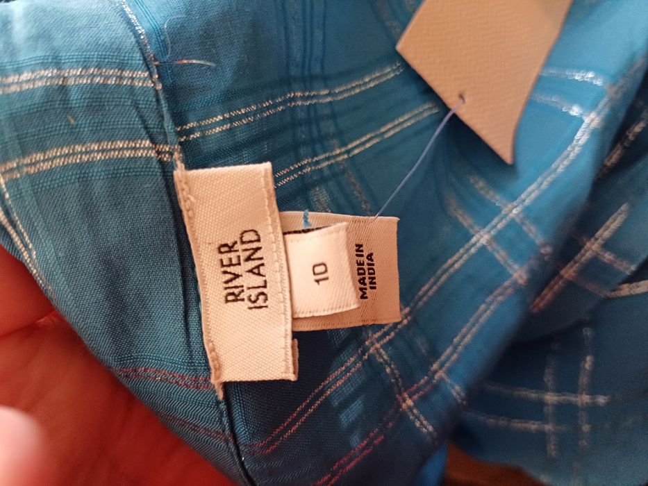 Sukienka bawełniana tetrowa z nitka srebrna XL