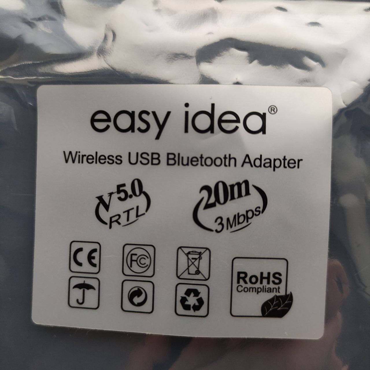 Адаптер usb bluetooth 5.0 Easy Idea для компа, ноутбука - чип RTL8761B