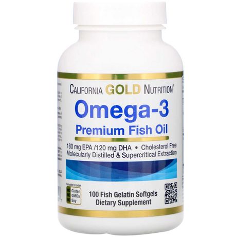 California Gold Nutrition, Омега-3 рыбий жир