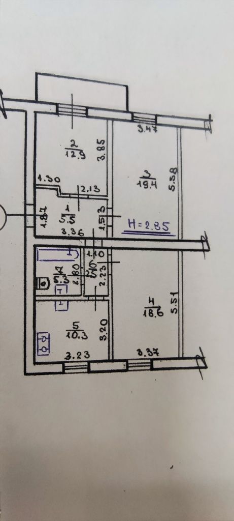 Продам 3х комн кв. Около метро гагарина