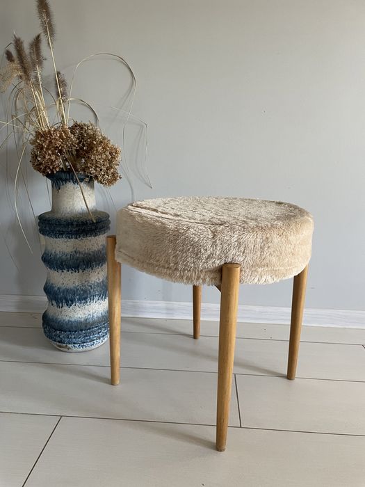 Stołek,podnóżek Skandynawia lata ’70