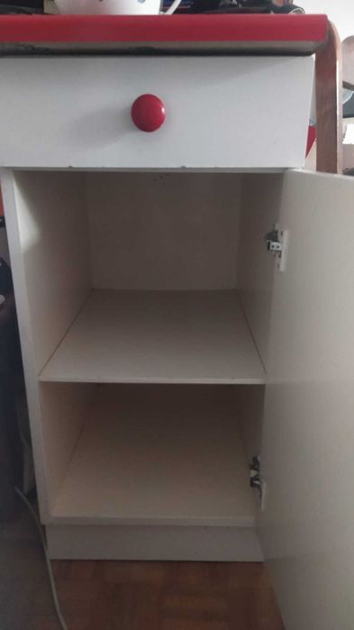 Szafki kuchenne stojące białe