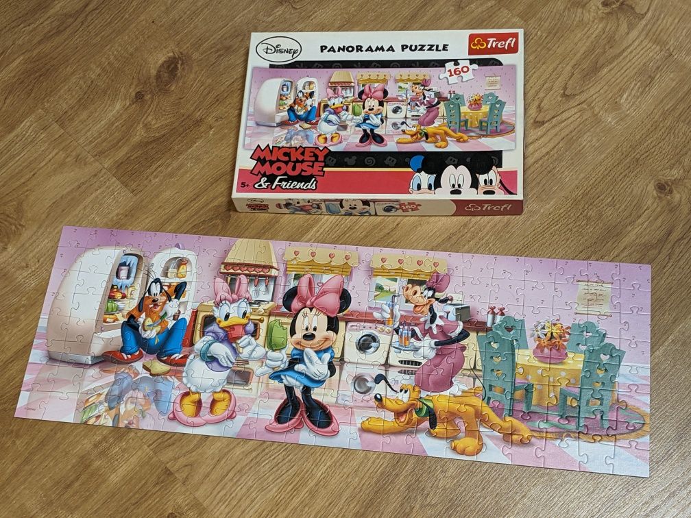 Puzzle Disney 160 elementów 5 lat | Trefl Goofy, Minnie, Daisy