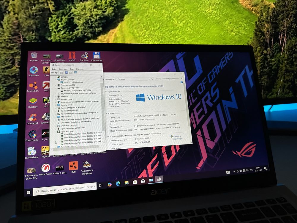 Как Новый Acer GAMING 2024г + Комплект Девайсов