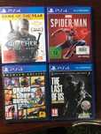 PS4 GTA V, Spider Man, Wiedźmin 3 Dziki Gon, The Last Of Us PS4
