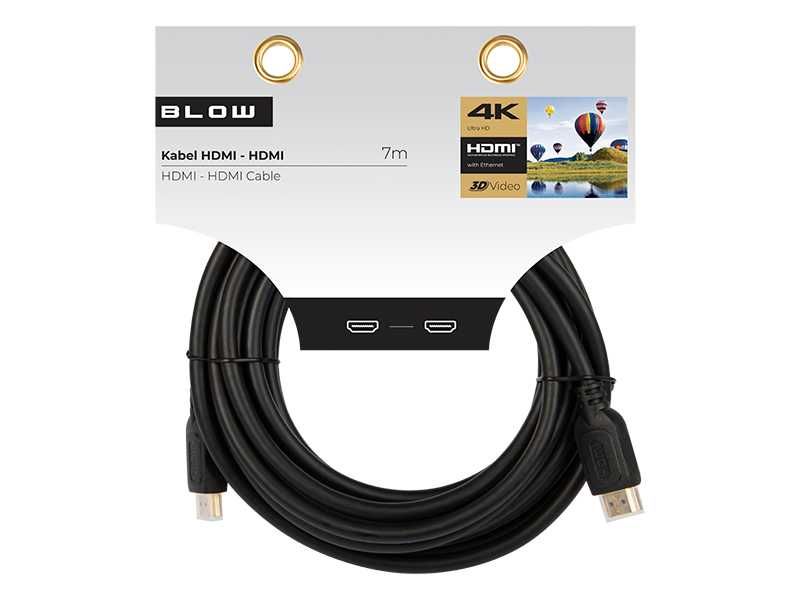 Kabel Przyłącze HDMI-HDMI 7m 4K