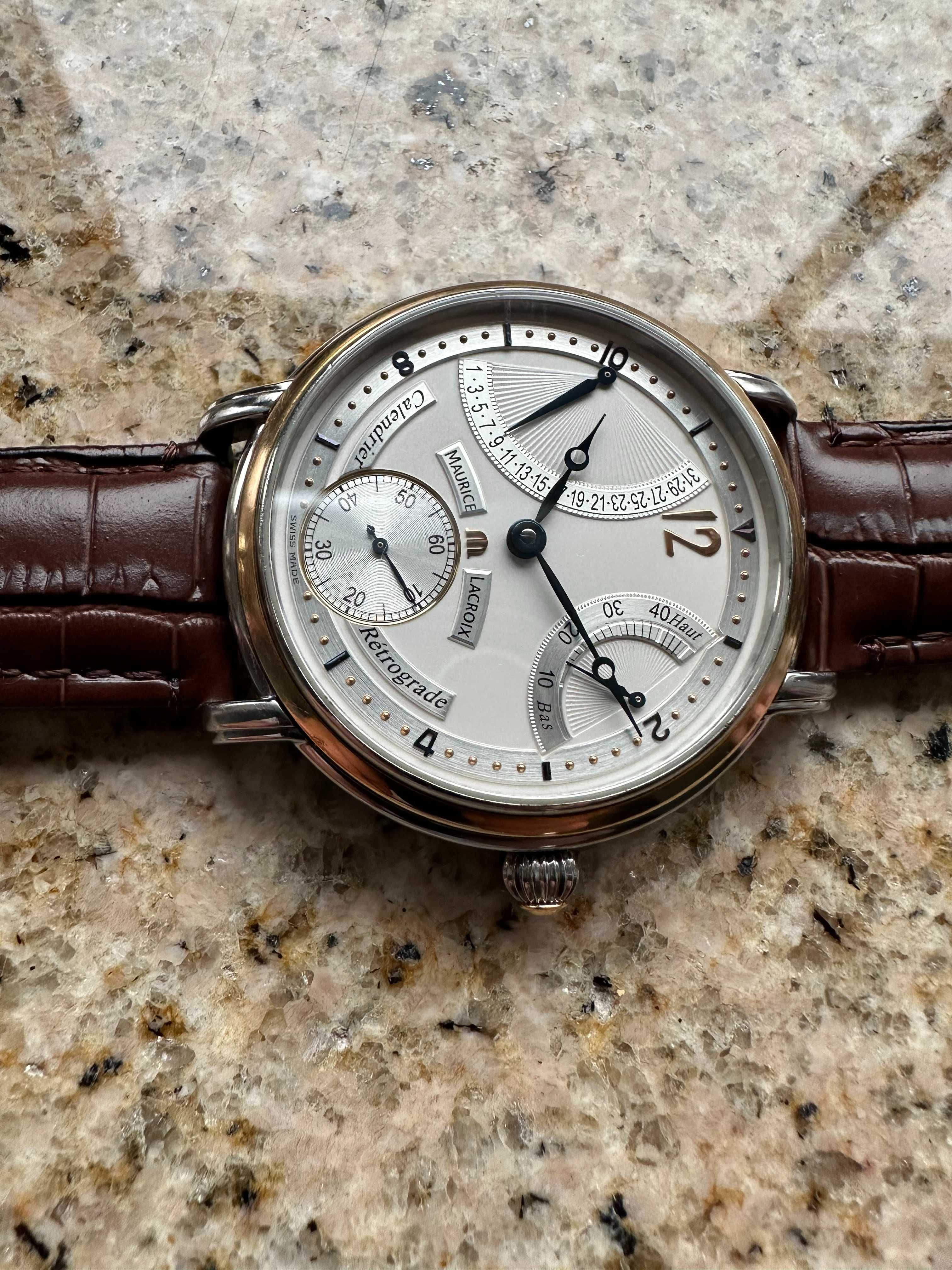 Maurice Lacroix Retrograde Calendrier Masterpiece MP6198