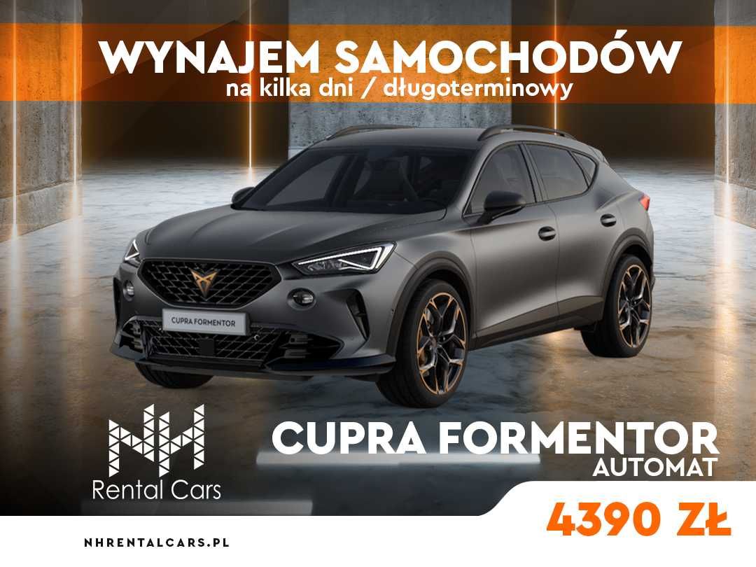 Wynajem aut długoterminowy SUV Cupra Formentor 1,5 TSI 150 KM automat