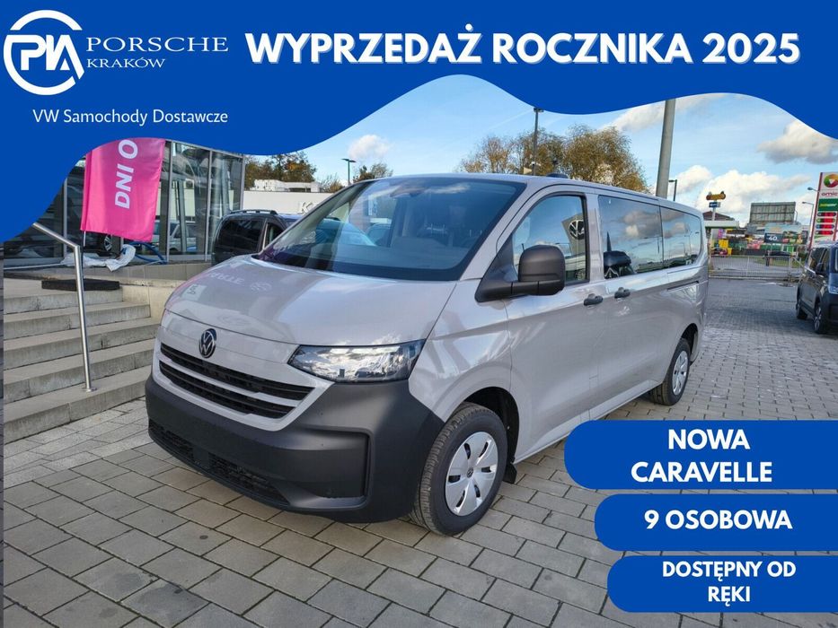 Volkswagen Nowa Caravelle Caravelle silnik: 2,0 l TDI 150 KM / skrzynia biegów: 6-biegowa manualna rozstaw osi: 3500 mm