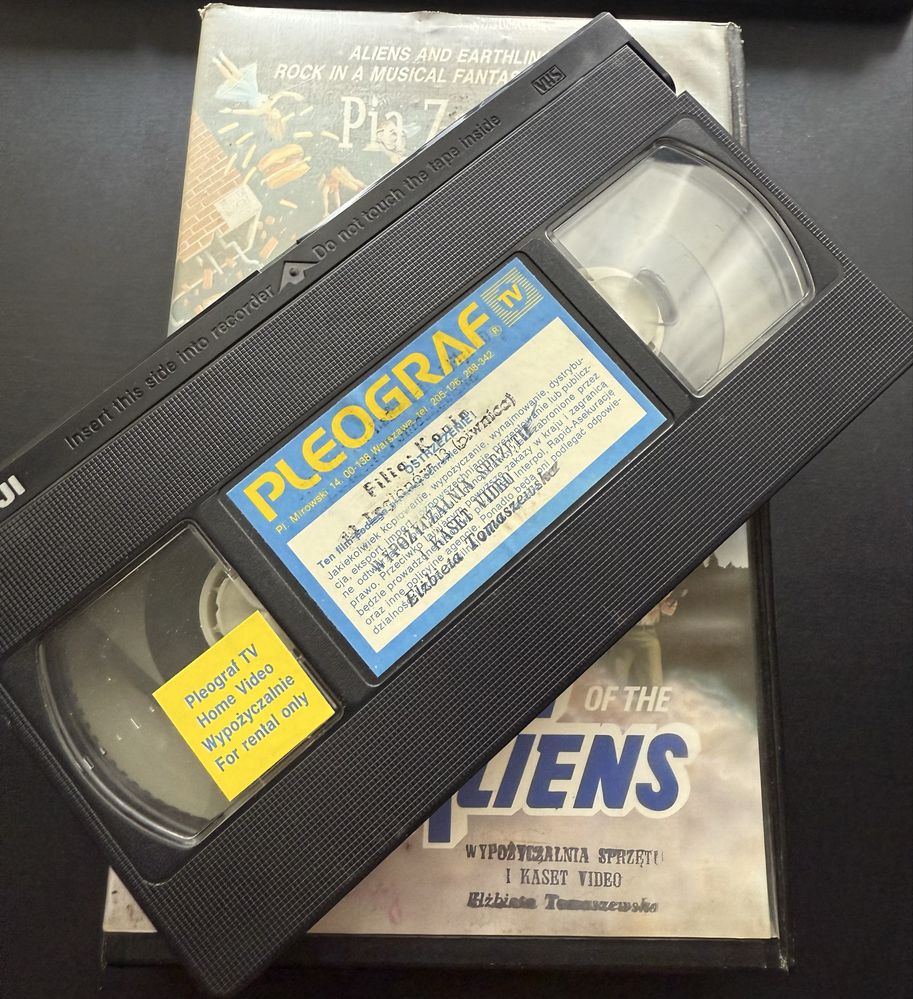 Kosmici Grają Rocka Kaseta VHS Pleograf 1984r