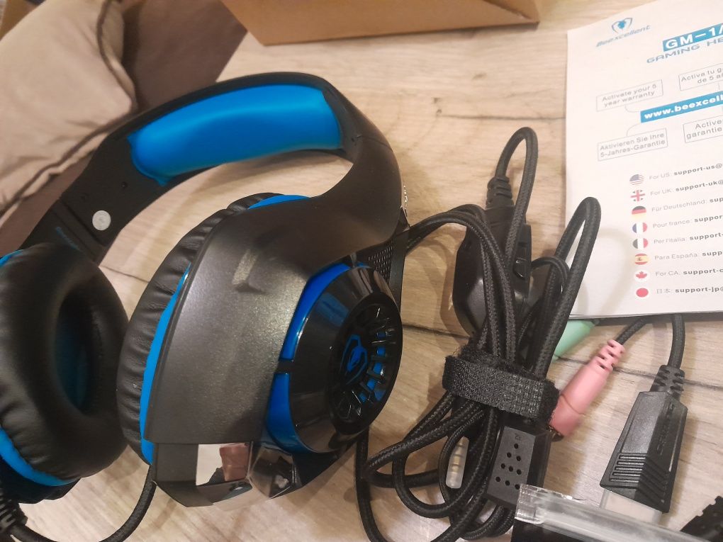 tatybo słuchawki gamingowe xw1 blue