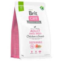 Brit Care Dog Small 3 кг з куркою і комахами для собак малих порід