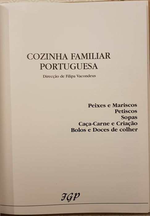 Cozinha familiar internacional  de Filipa Vacondeus - 5 livros novos
