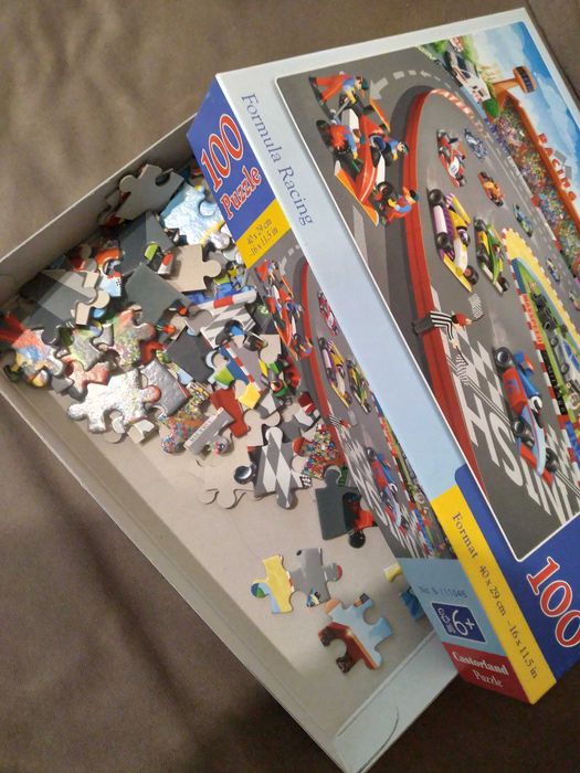 Puzzle castorland samochody