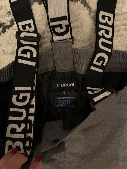 DAMSKIE SPODNIE BRUGI M szare salon polecam