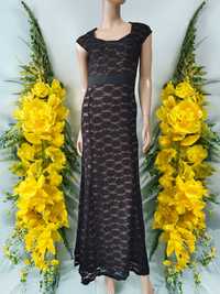 Sukienka czarna koronkowa r. 36 Miusol