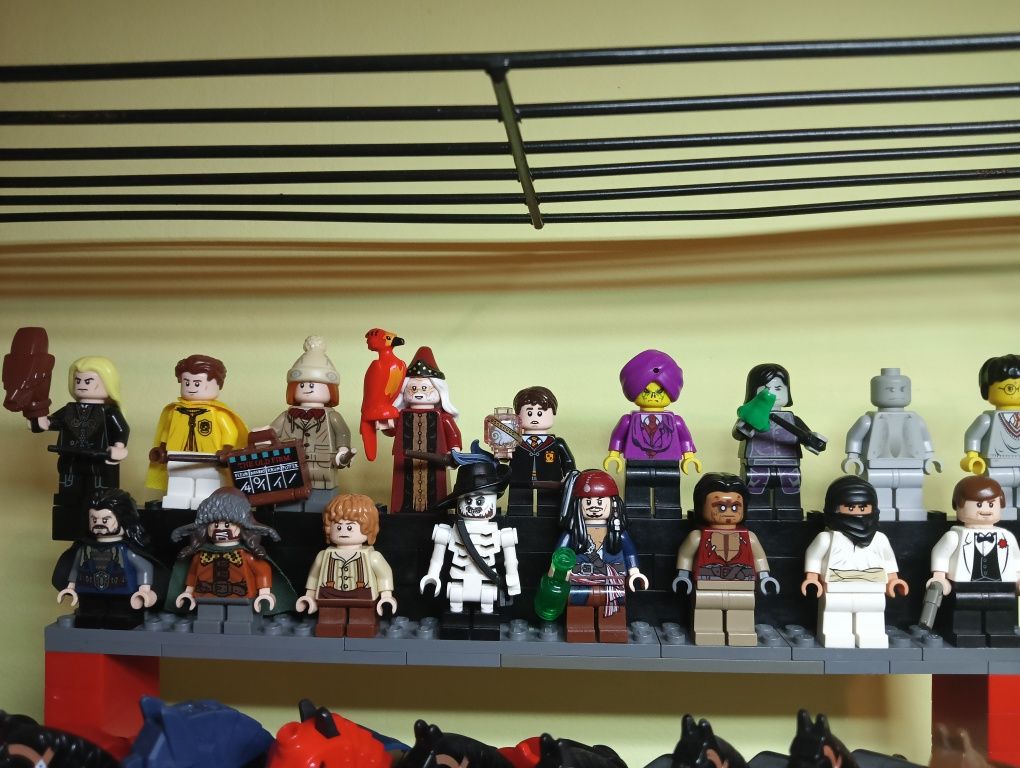 Figurki LEGO hobbit, pirates od caraiben, Indiana Jones, Harry Potter