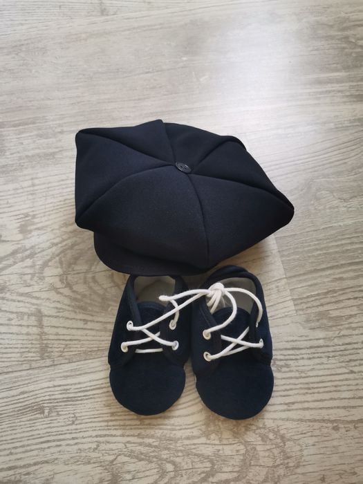 Komplet + przebranie  marynarka spodnie kamizelka buty koszula 74-80 +