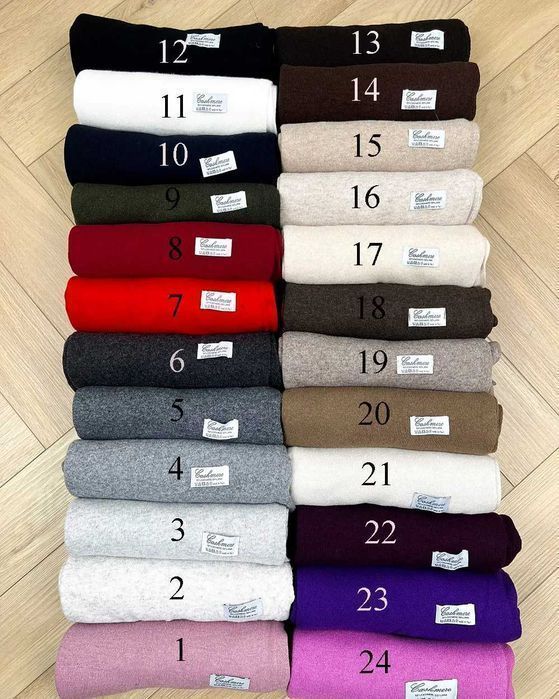 Szal 50% Kaszmir 50% Wełna Szalik Kaszmir Kaszmirowy