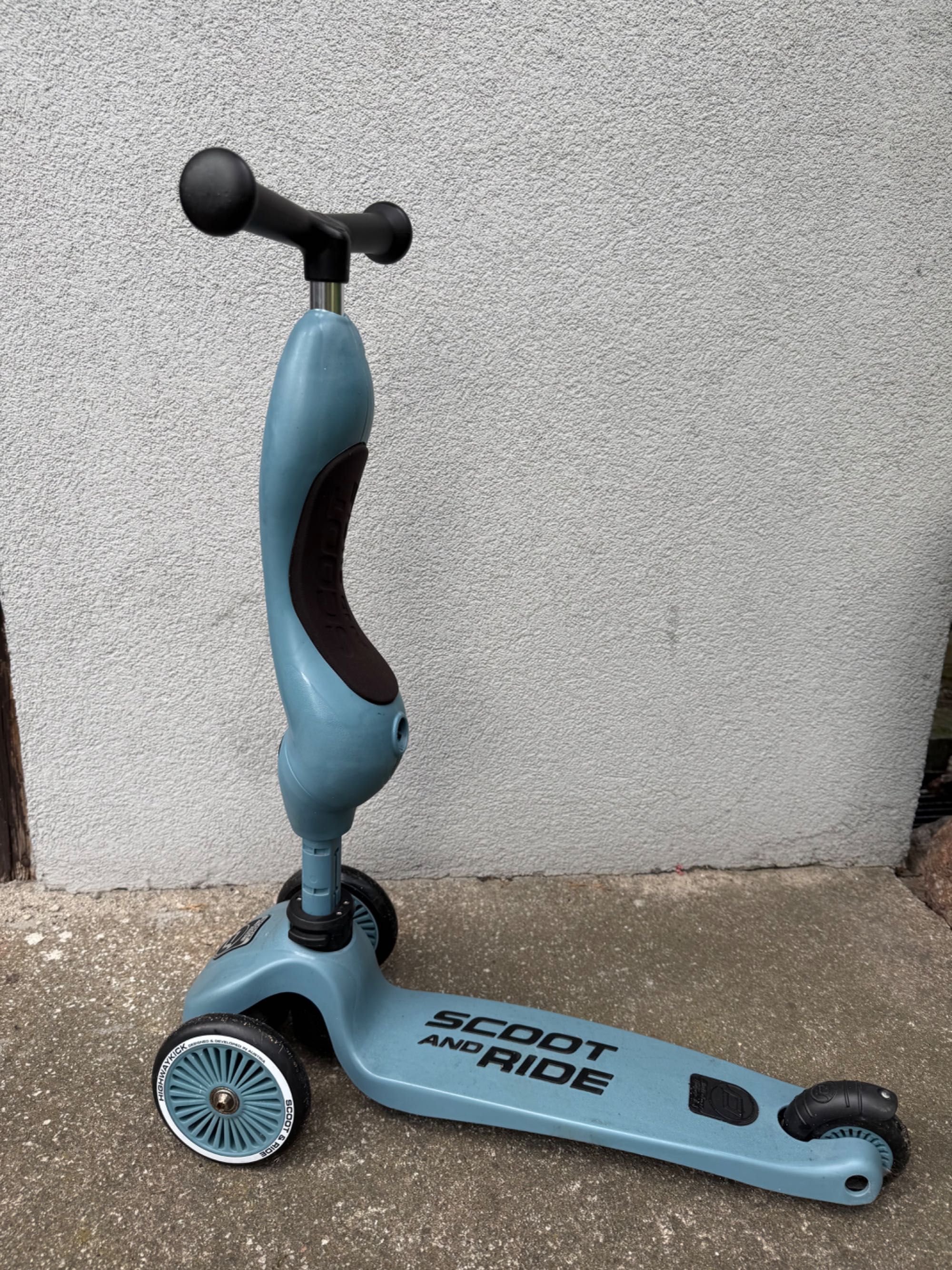 Hulajnoga i jeździk Scoot and Ride HIGHWAYKICK 1 steel