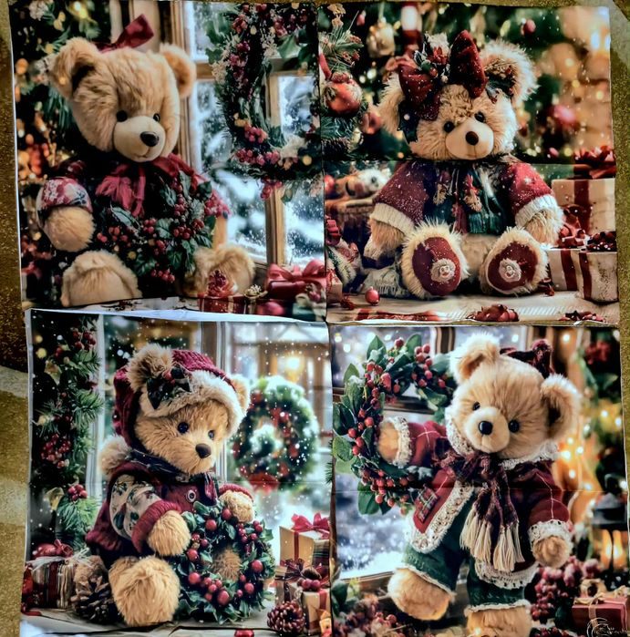 Poszewki swiareczne na poduszki 45x45cm