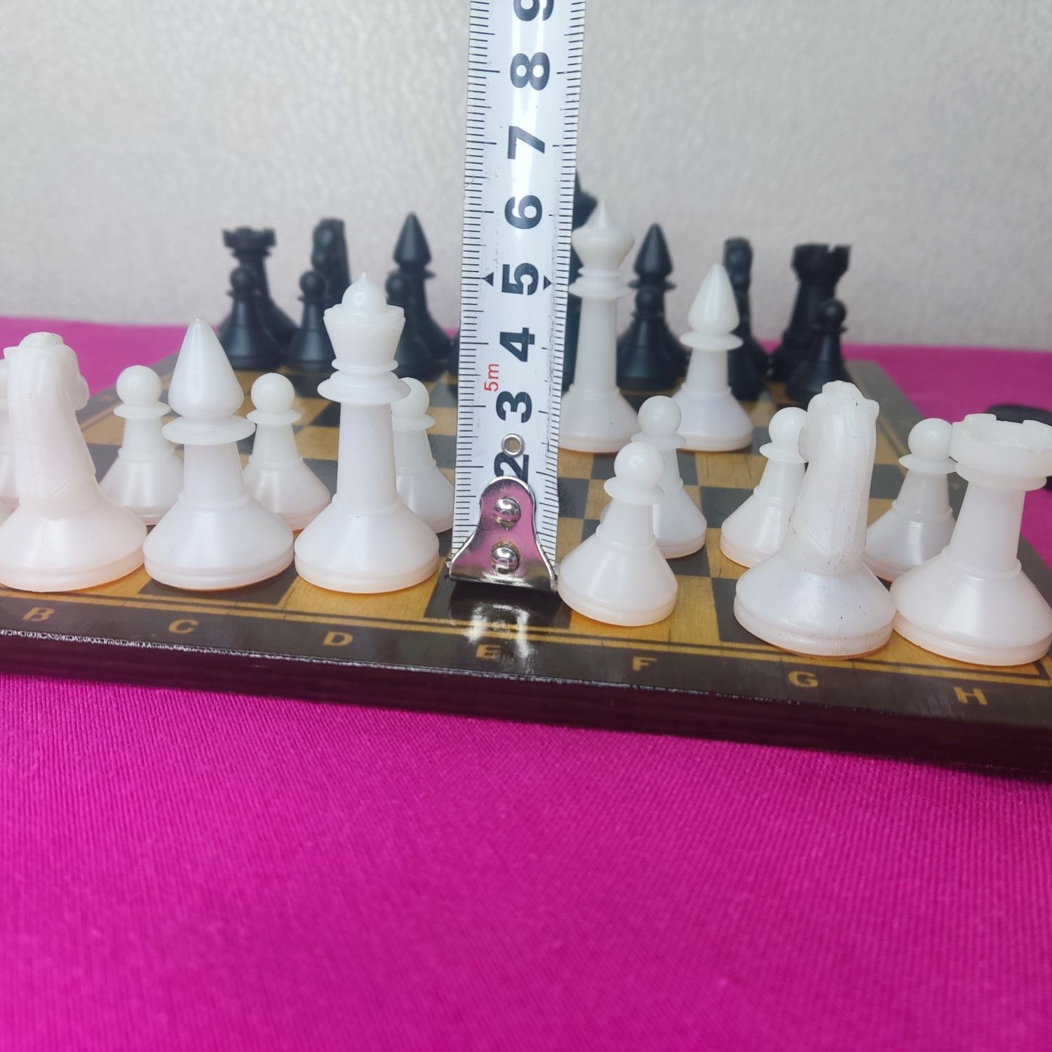 Деревянная шахматная доска времён СССР шашки и шахматы поастиковые
