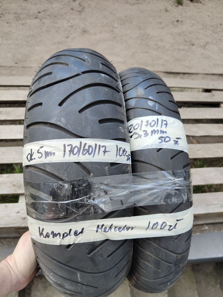 Komplet Metzeler 120/70/17 170/60/17 nie 240/45/17 120/90/17 150/70/17